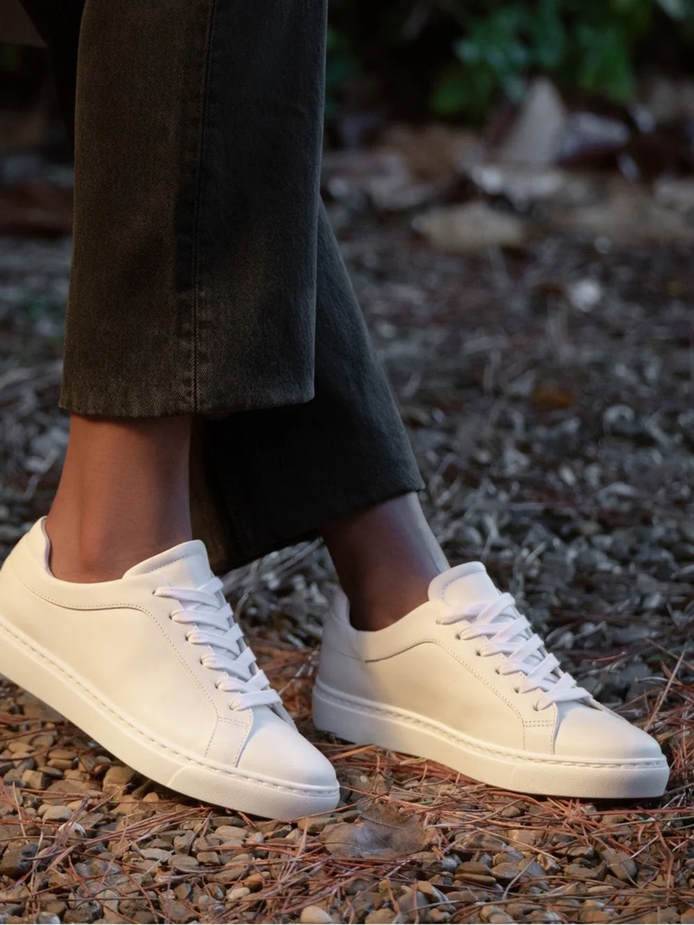 M.Gemi The Palestra Due Calf Leather Lace Up Low Top White SneakerS EUC Size 38